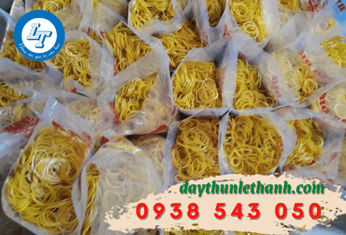 Dây thun mau vàng đóng bịch 500gam giá tốt Dây thun mau vàng đóng bịch 500gam