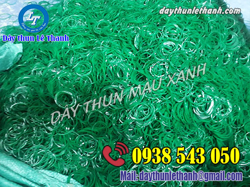 Dây thun màu xanh size 38mm