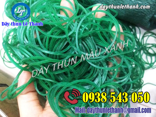 Thun màu xanh size đại 38mm Thun màu xanh size đại 38mm