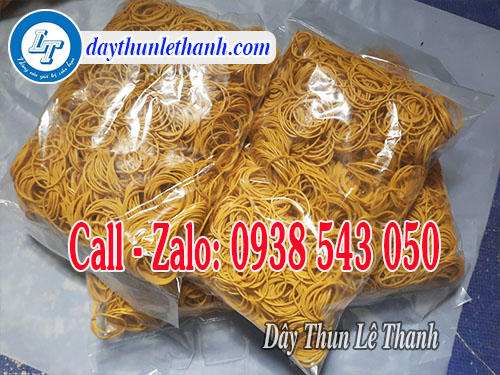 Dây thun xe màu vàng bịch 500gam giá rẻ cho nhà buôn Dây thun xe màu vàng