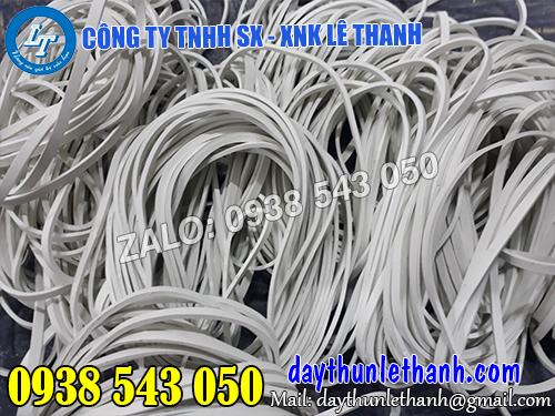 Dây thun màu trắng đường kính 90mm Dây thun màu trắng đường kính 90mm