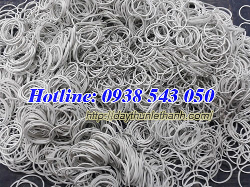 Thun màu trắng sữa 25mm Thun màu trắng sữa 25mm