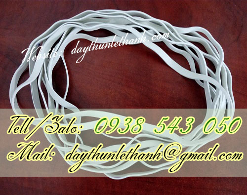 DÂY THUN TRĂNG SỮA BẢN LỚN