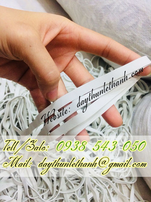 DÂY THUN TRĂNG SỮA BẢN LỚN