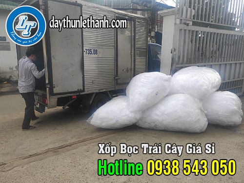 Giao hàng túi xốp bọc trái cây cho khách sỉ Túi xốp bọc trái cây