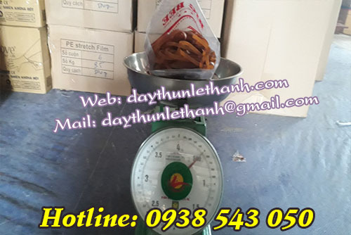 Thun bản lớn màu vàng bò đóng bịch 500g