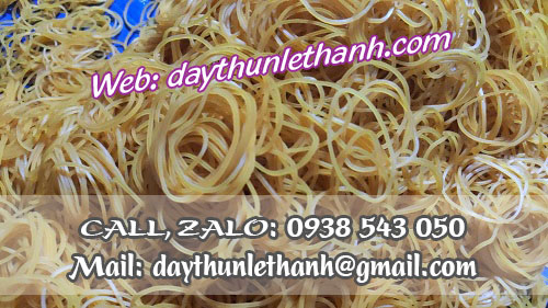 Dây thun màu vàng size 25mm