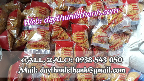 Dây thun màu vàng size 25mm