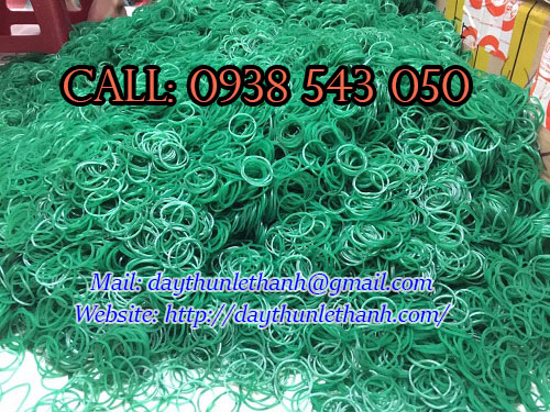 dây thun màu xanh dây thun màu xanh