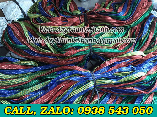 Dây ràng bản dẹt nhiều màu Dây ràng bản dẹt nhiều màu