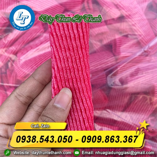 Lưới xốp đỏ bao trái cây Lưới xốp đỏ bao trái cây