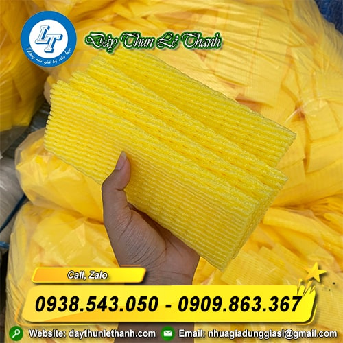 Lưới xốp vàng bao trái cây Lưới xốp vàng bao trái cây