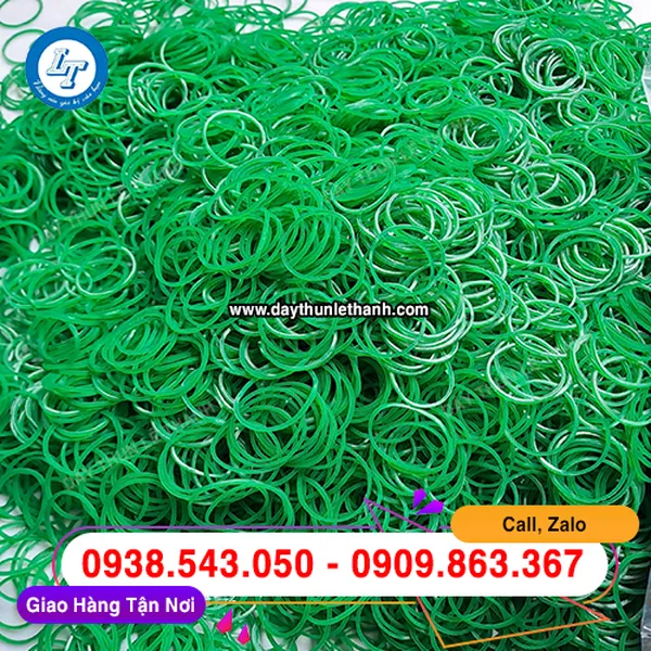 DÂY THUN ĐẠI BÀNG MÀU XANH