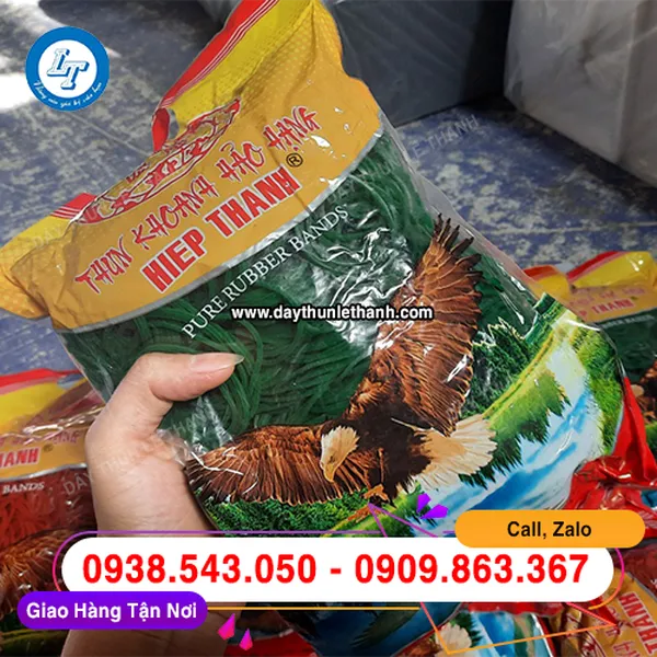 DÂY THUN ĐẠI BÀNG MÀU XANH