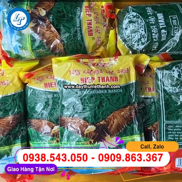 DÂY THUN ĐẠI BÀNG MÀU XANH