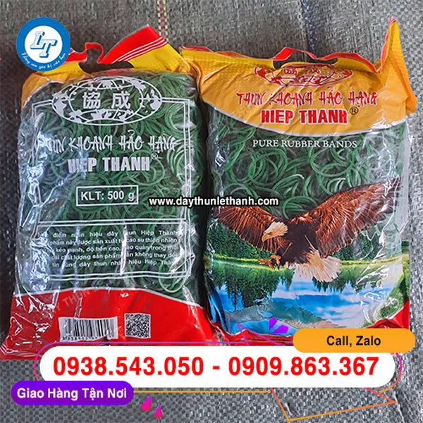 DÂY THUN ĐẠI BÀNG MÀU XANH