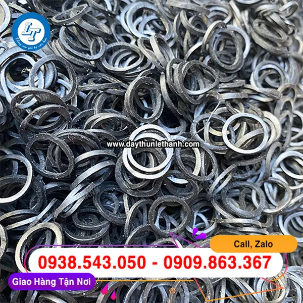 DÂY THUN MÀU ĐEN CỘT ỔI