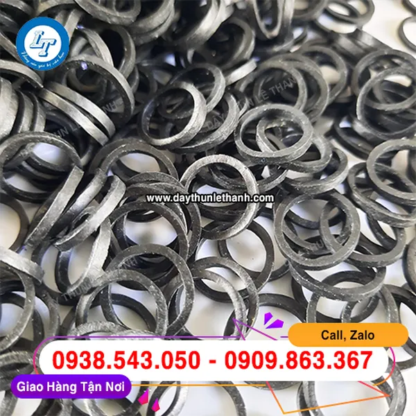 DÂY THUN MÀU ĐEN 12MM