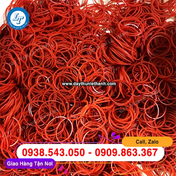 DÂY THUN MÀU ĐỎ SIZE ĐẠI 38MM