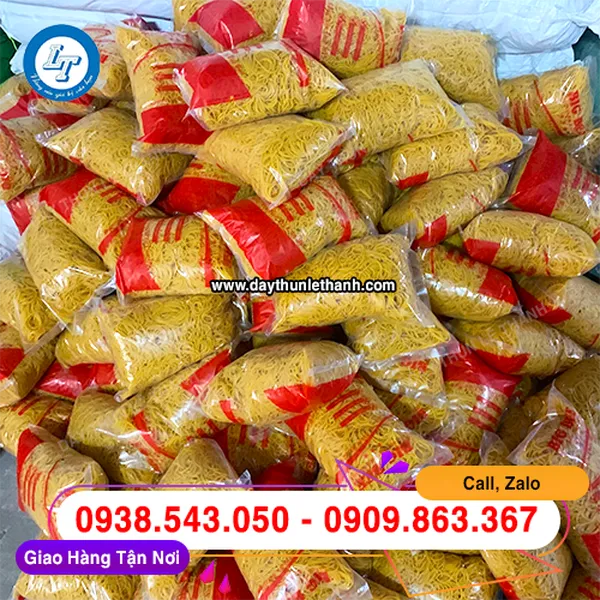 DÂY THUN MÀU VÀNG SIZE ĐẠI 38MM