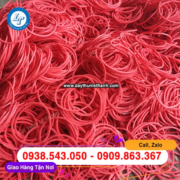 DÂY THUN RUỘT XE MÀU HỒNG