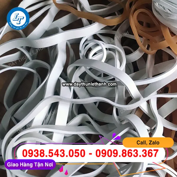 DÂY THUN TRẮNG SỮA BẢN LỚN