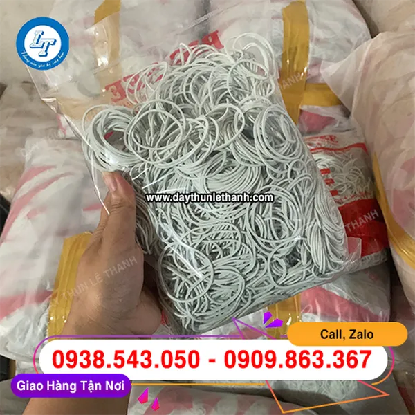 DÂY THUN TRẮNG SỮA SIZE ĐẠI 38MM