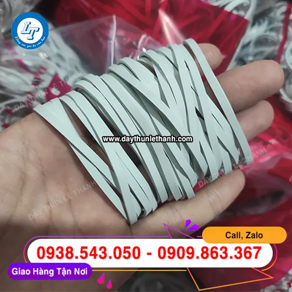 DÂY THUN TRẮNG SỮA SỢI PHỞ