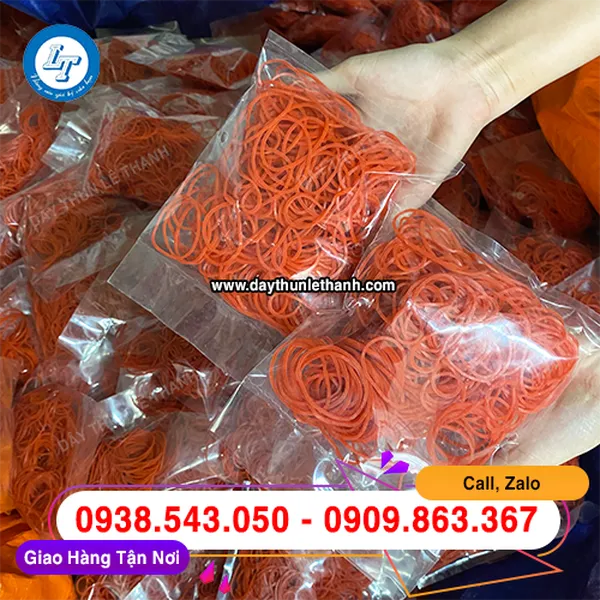 DÂY THUN XUẤT KHẨU MÀU ĐỎ