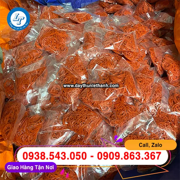 DÂY THUN XUẤT KHẨU MÀU ĐỎ