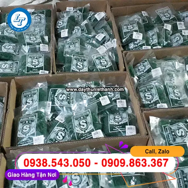 DÂY THUN XUẤT KHẨU MÀU XANH