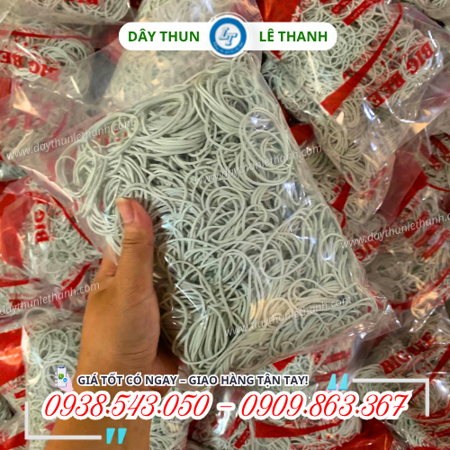 Thun khoanh cột hàng độ đàn hồi tốt Thun khoanh cột hàng độ đàn hồi tốt