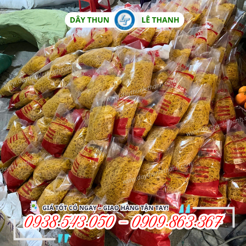 Thun khoanh cột hàng đóng bịch sẵn Thun khoanh cột hàng đóng bịch sẵn