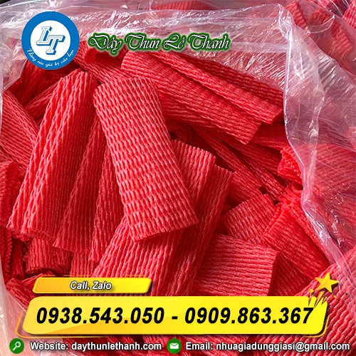 Xốp bọc trái cây màu đỏ Xốp bọc trái cây màu đỏ