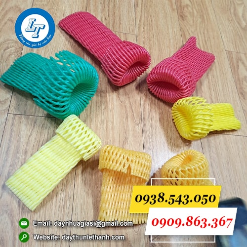 Xốp lưới bao trái cây nhiều màu Xốp lưới bao trái cây nhiều màu
