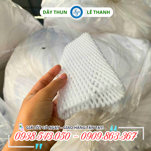 Xốp lưới bọc trái cây thông thoáng khí Xốp lưới bọc trái cây thông thoáng khí