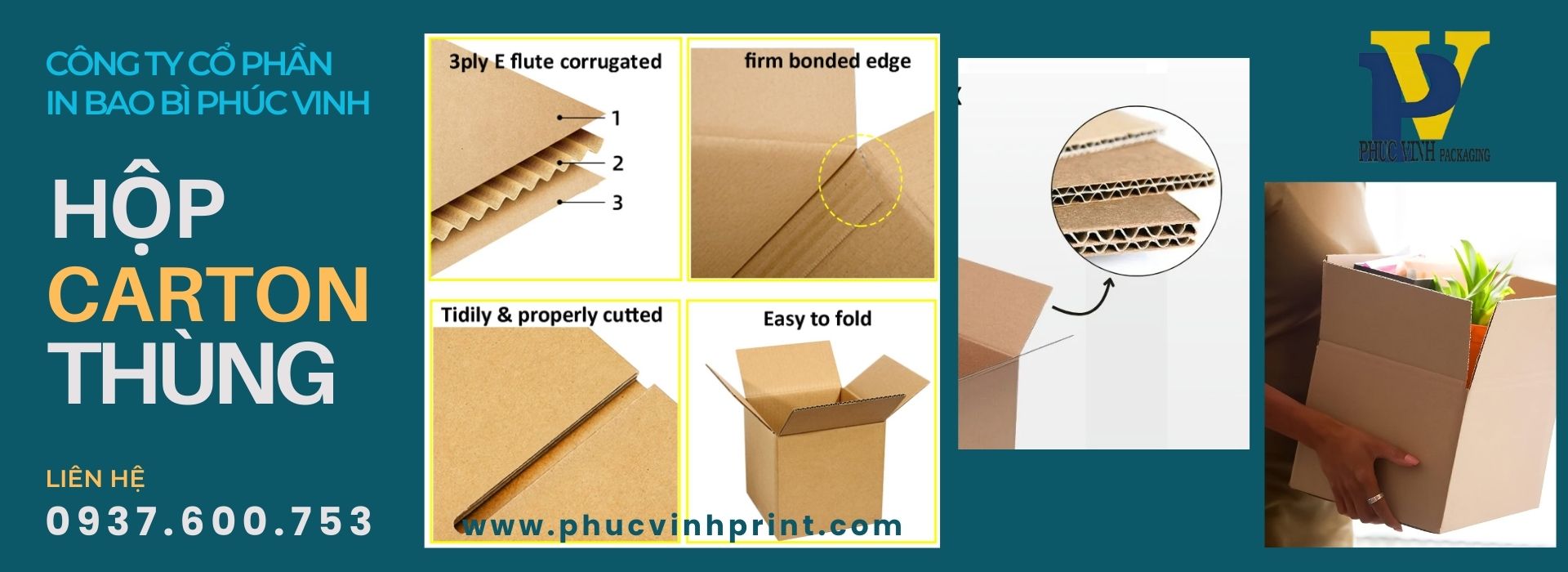 in offset thùng carton đóng hàng