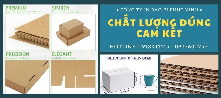 Hộp Carton Đựng Quần Áo Phúc Vinh – Bảo Vệ Sản Phẩm Thời Trang Tuyệt Đối