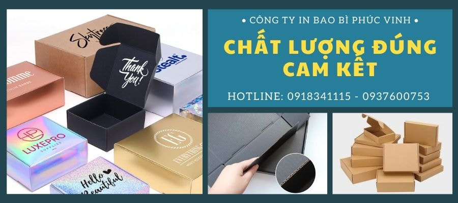 Tặng Quà Ấn Tượng Với Hộp Carton Đựng Quà Từ Phúc Vinh