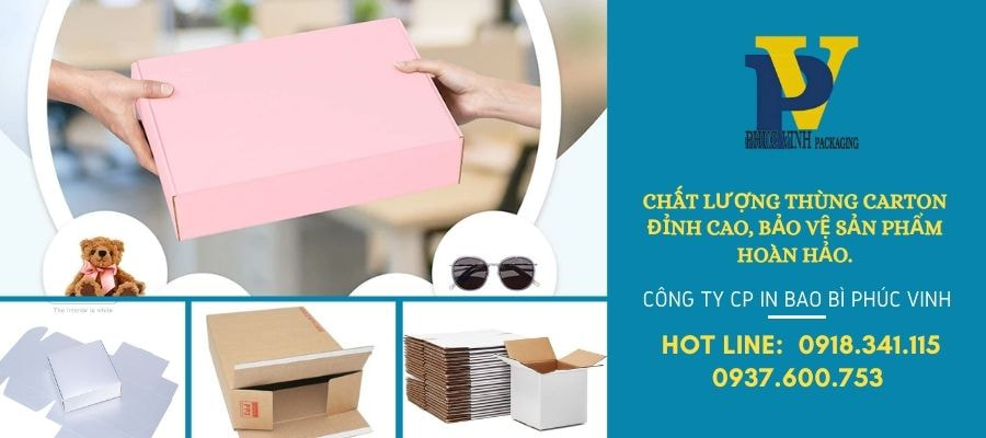 Phúc Vinh Cung Cấp Hộp Carton In Offset – Nâng Tầm Thương Hiệu Với Thiết Kế Đẹp