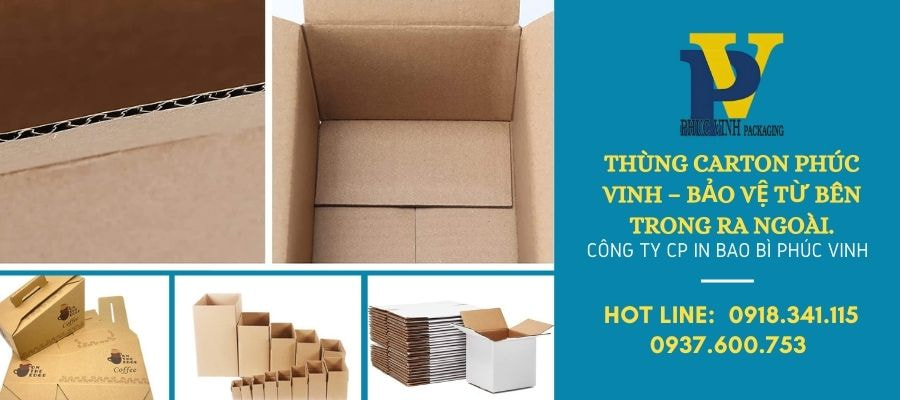 Phúc Vinh Mang Đến Hộp Carton Đựng Giày – Bền Bỉ, Bảo Vệ Tối Ưu