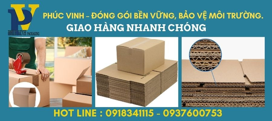 Thùng Carton Đóng Hàng Phúc Vinh – Giải Pháp Hoàn Hảo Cho Mọi Ngành Hàng