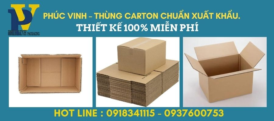 Hộp Carton Gói Hàng Phúc Vinh – Giải Pháp Đóng Gói Hiệu Quả, Tiện Lợi