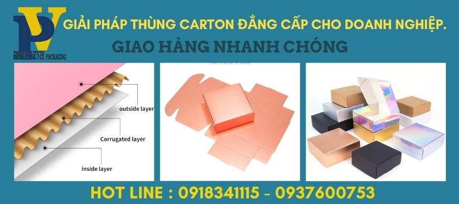 Hộp Giấy Carton Phúc Vinh – Giải Pháp Đóng Gói Thân Thiện Với Môi Trường