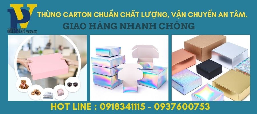 Phúc Vinh Mang Đến Hộp Carton Đựng Thực Phẩm – Đóng Gói An Toàn, Đáng Tin
