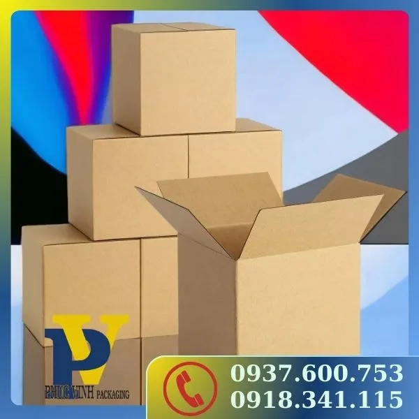 Thùng Carton đóng hàng Phúc Vinh – Bảo vệ sản phẩm an toàn tuyệt đối