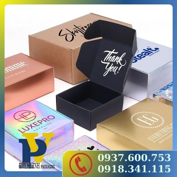 Hộp Carton Gói Hàng Phúc Vinh – Đóng Gói Nhanh Chóng, Đảm Bảo An Toàn