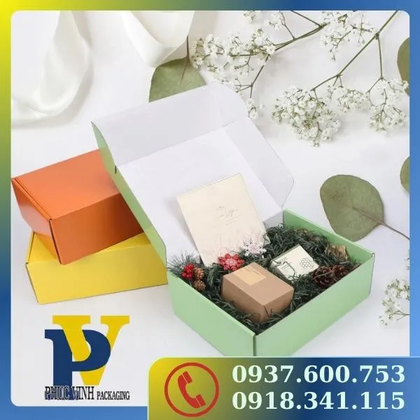 Hộp Carton Gói Hàng Phúc Vinh – Đóng Gói Nhanh Chóng, Đảm Bảo An Toàn