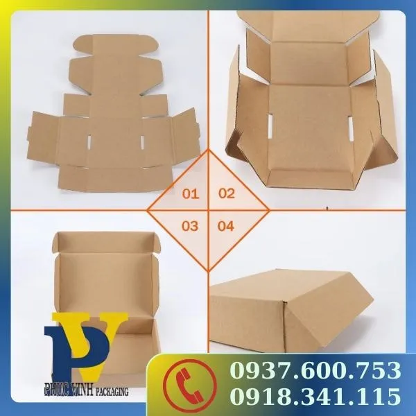 Phúc Vinh Mang Đến Hộp Carton Trắng – Đóng Gói Đẹp Mắt, Tinh Tế