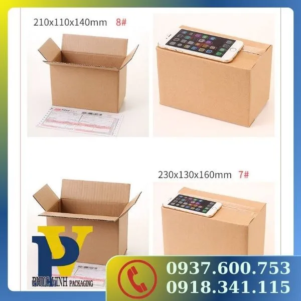 Chất lượng vượt trội cùng thùng Carton đóng hàng Phúc Vinh